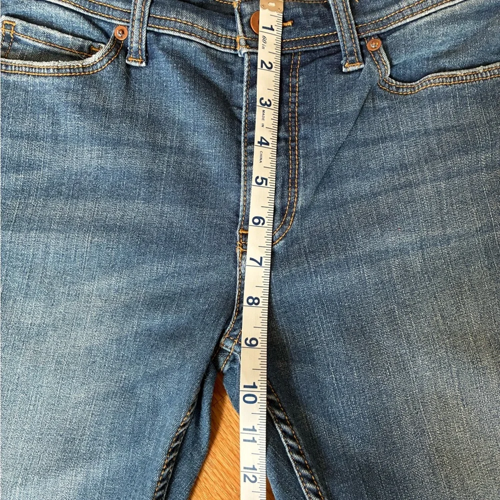 Pilcro and the Letterpress Anthropologie slim straight Jeans in Indigo‎